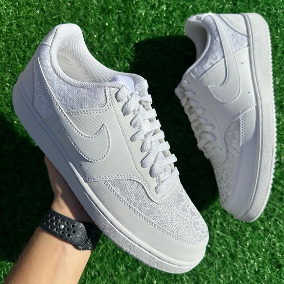 Nike Shoes - Nike Court Vision Low Triple White